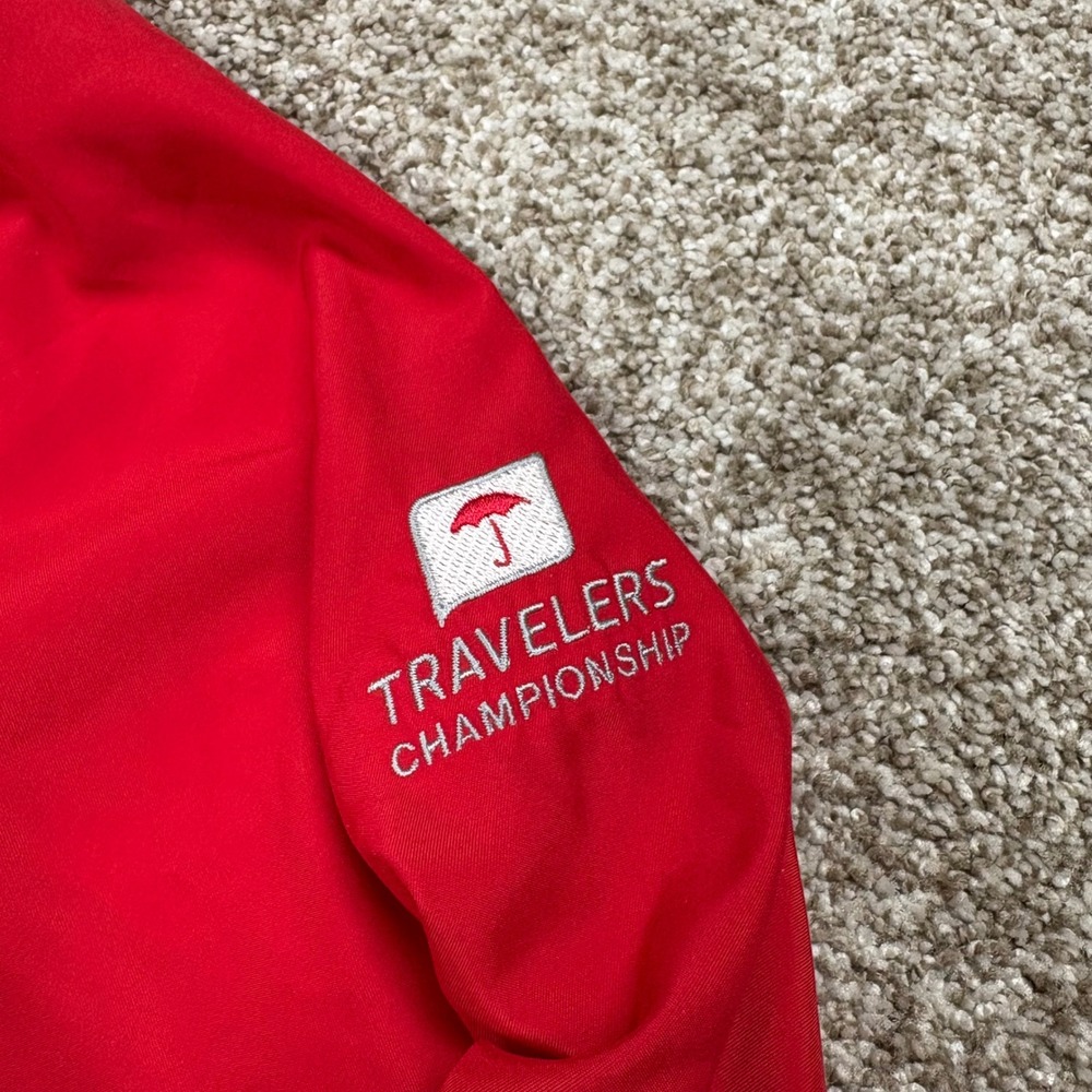 Zero Restriction Travelers Championship Tour Series Golf Windbreaker Mens L - Picture 4 of 8